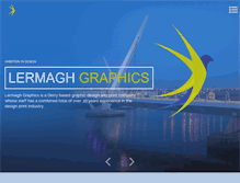 Tablet Screenshot of lermaghgraphics.com